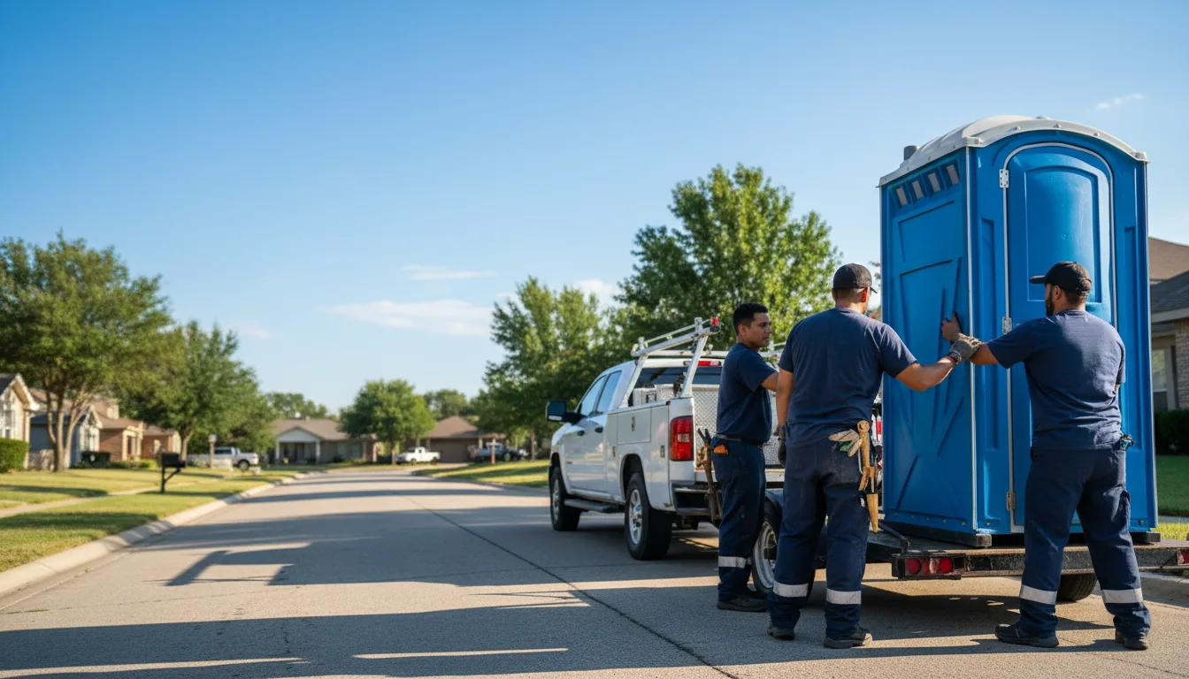 Portable Toilet Rental in Glidden, TX near me